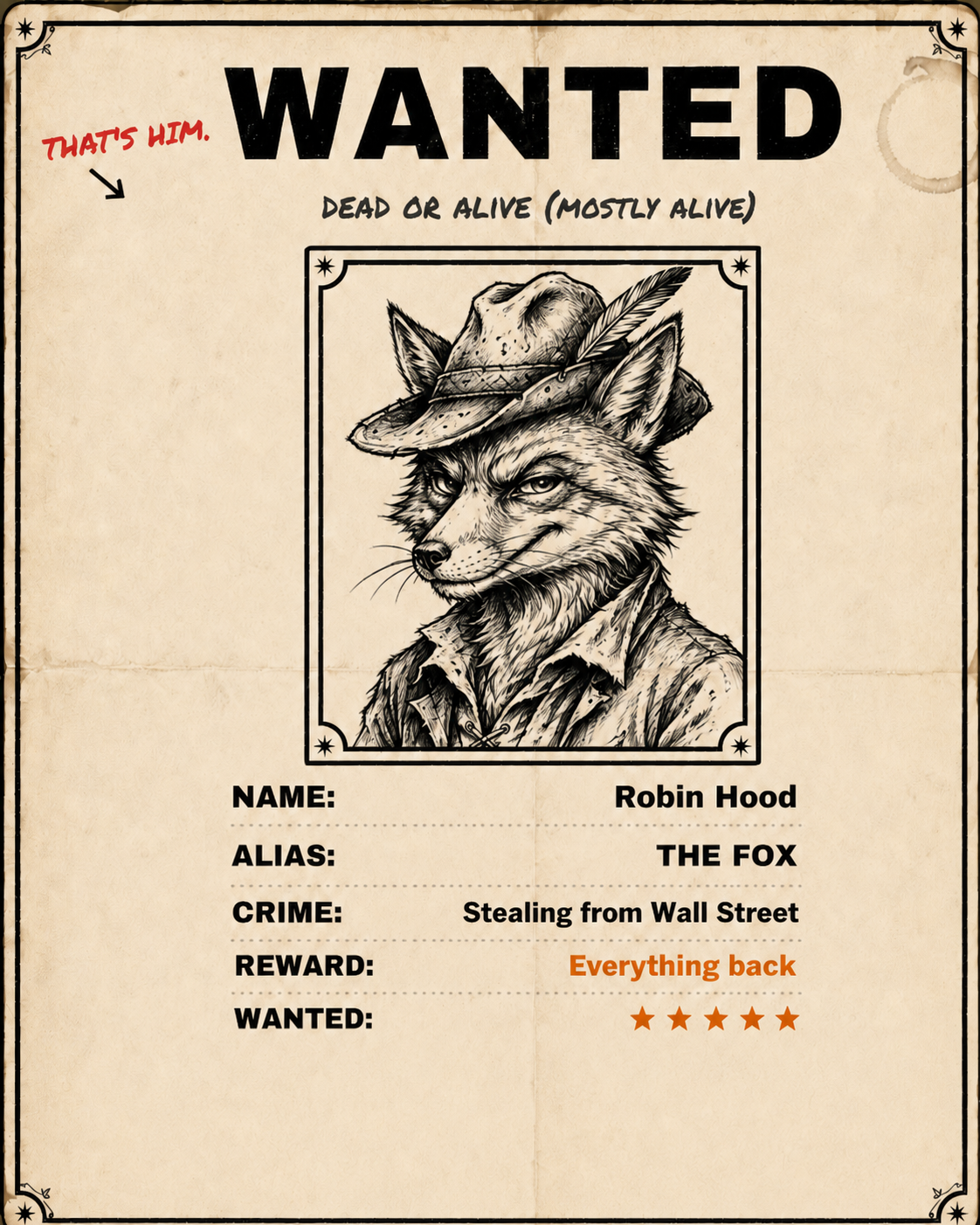 The outlaw — wanted poster